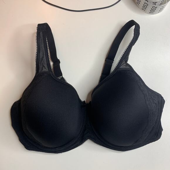 Wacoal Retro Chic Underwire Contour Bra Black 853186 Size 40DD - Picture 3 of 7